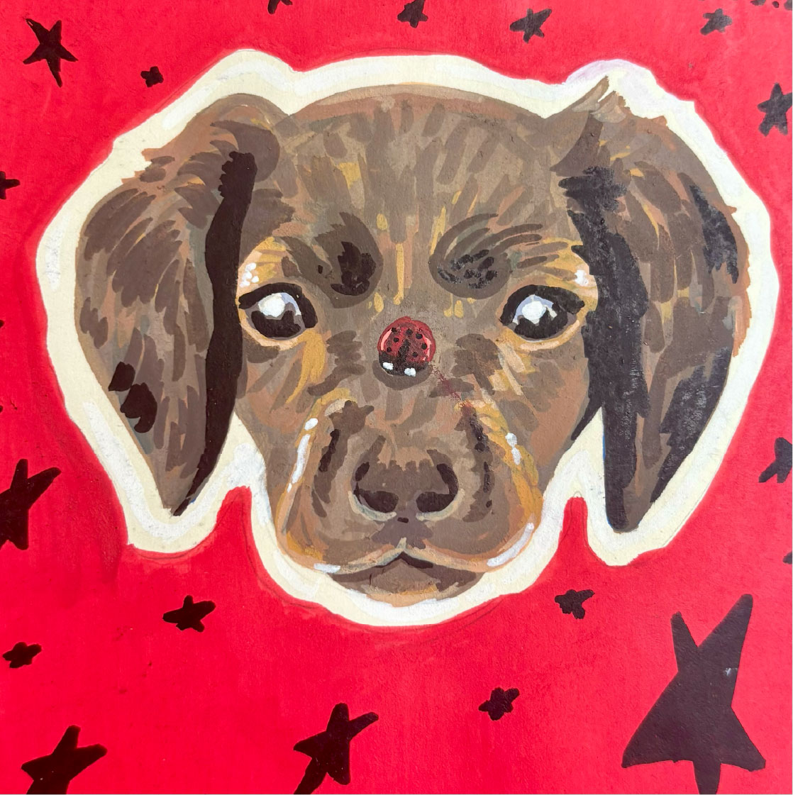 Portraits et paysages aux feutres acryliques